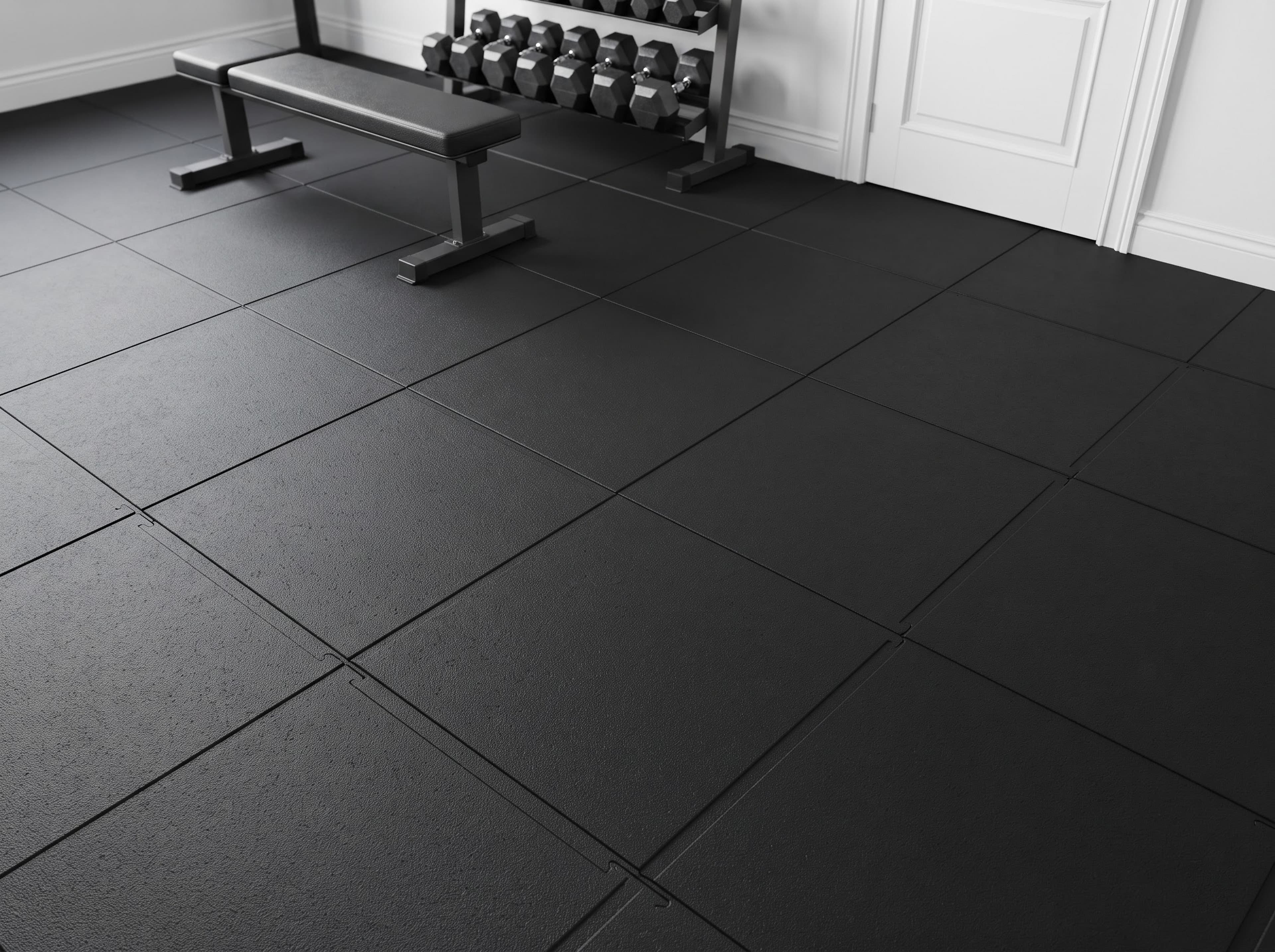 Rubber Floor Tiles for Gym