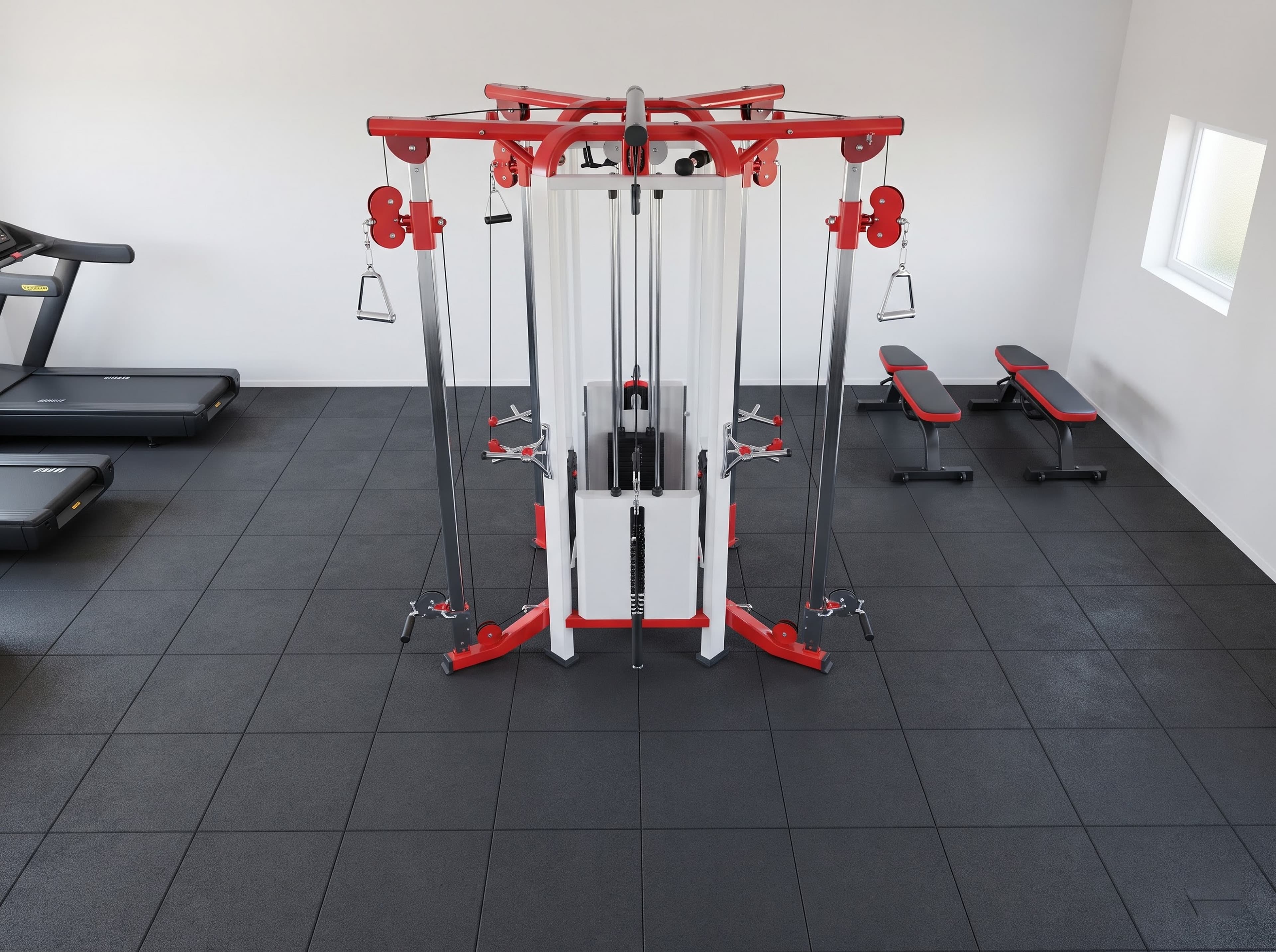 Rubber Floor Tiles for Gym