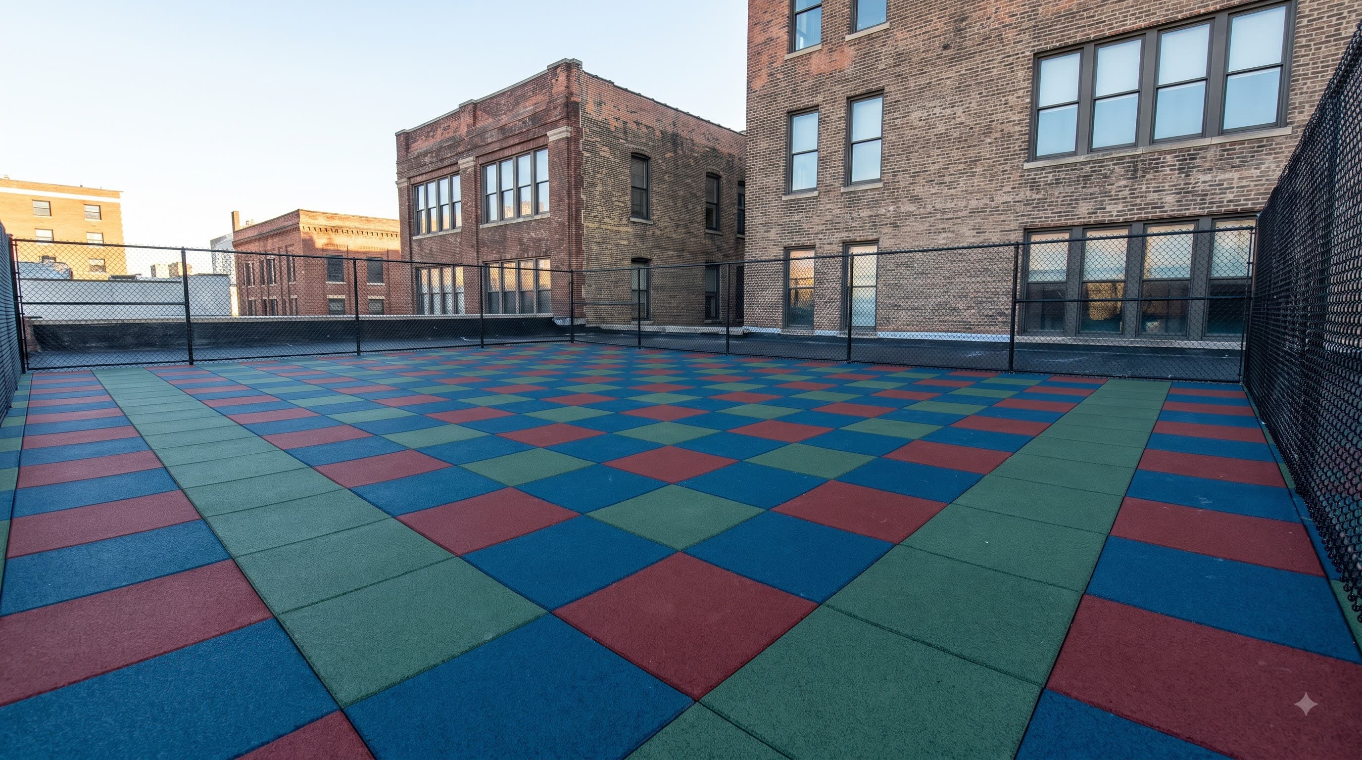 Rubber Floor Tiles for School
